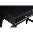 thumbnail image 4 of Alpine Furniture Flynn Wood 2 Drawer Desk in Black, 4 of 9