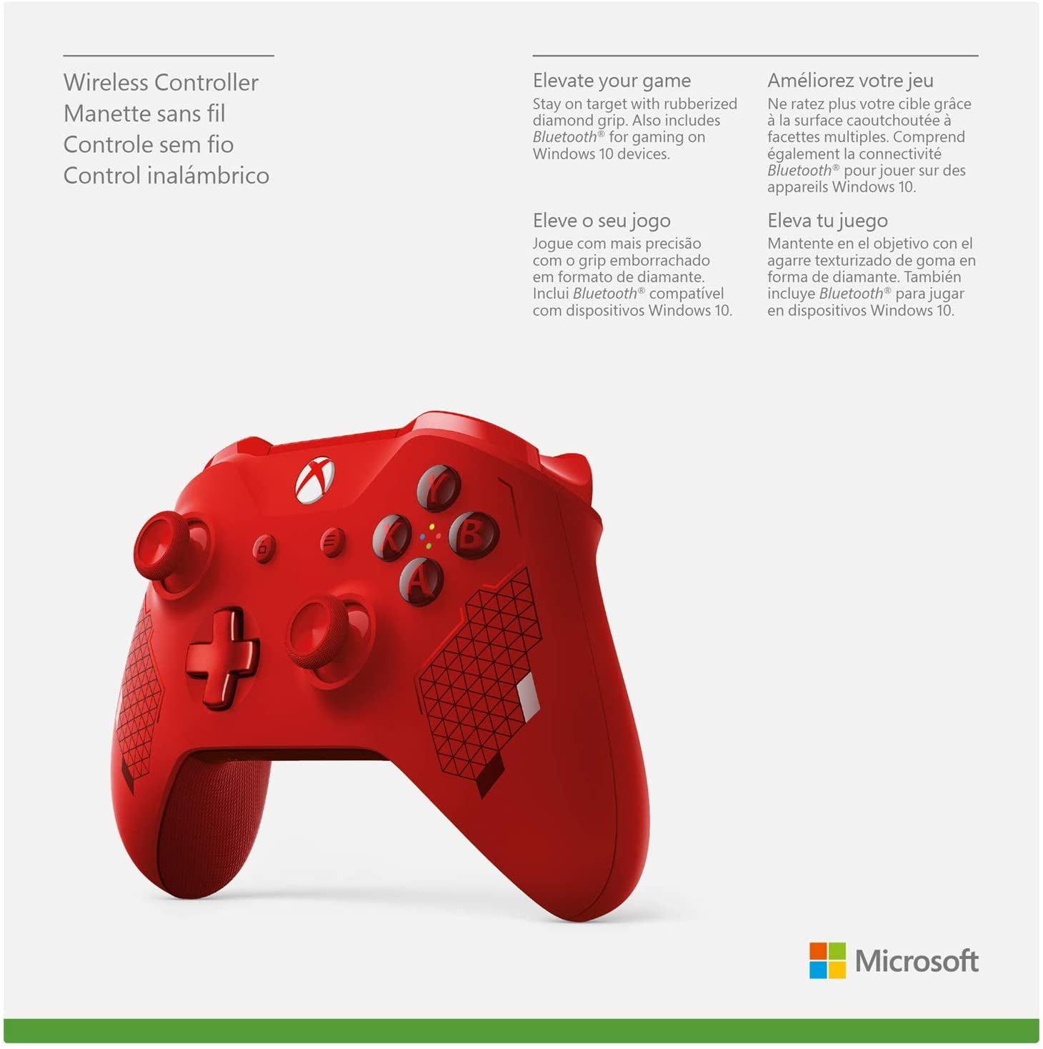 xbox one sport controller red
