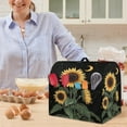 thumbnail image 5 of ZIATUBLES Kitchen Stand Mixer Cover Waterproof Dust Cover for Mixer with Adjusting Drawstring for 6-8 Quart Multi-Functional Kitchen Mixer Accessories, Sunflower Moon Black, 5 of 7