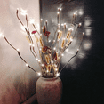 thumbnail image 6 of Branch Lights 27" 20 LED Lighted Branches for Vase Battery Operated Warm Yellow Led Twigs Lighted Willow Branches Vase Fillers for Christmas Home Party Decoration Indoor Outdoor Use Lit Branches, 6 of 8