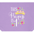 thumbnail image 3 of Inktastic This Princess is One First Birthday Baby Bandana Bib, 3 of 4