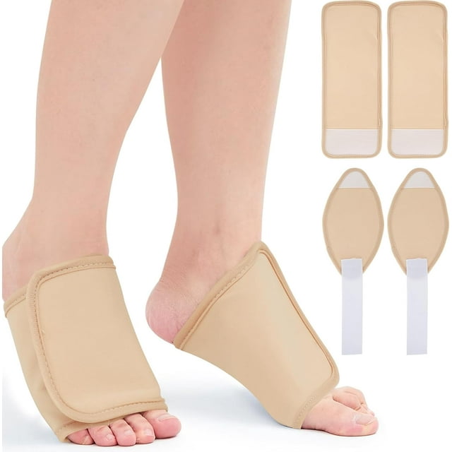Yazoeia 3PCS Castor Oil Packs,Mess-Free Essential Oil Foot Wrap,Reusable Organic Calf Oil Pack Set for Arm&foot, Adjustable Soft Flannel Cloth Oil Pack,Washable Soft Castor Oil Pack for
