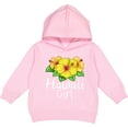 thumbnail image 2 of Inktastic Hawaii Girl Hibiscus Flowers Toddler Hoodie, 2 of 4