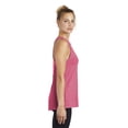 thumbnail image 2 of Sport Tek Adult Female Women Electric Heather Tank Pink Rasp Hthr 4X-Large, 2 of 2