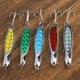 thumbnail image 3 of 5 señuelos de pesca artificiales de metal con lentejuelas de colores, cebos duros para pesca en el mar con anzuelos., 3 of 12