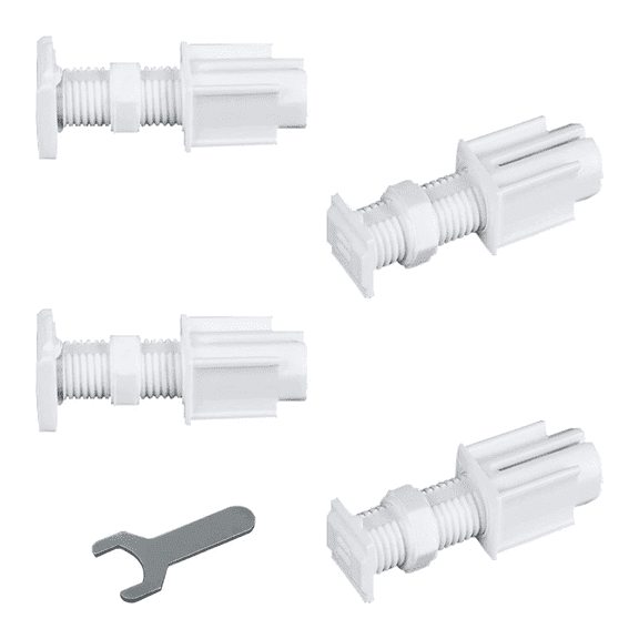 FACEGA 4Pcs Venetian Blinds No Drill No Tools,Adhesive Blinds Bracket Protects Walls,Roller Shutters Blind Fixing Mount Brackets