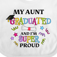 thumbnail image 4 of Inktastic My Aunt Graduated and I'm Super Proud Boys or Girls Baby Bib, 4 of 4