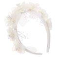 thumbnail image 3 of 1pc mujeres novia flores diadema de boda cabello accesorio accesorio accesorio Prop (blanco), 3 of 5