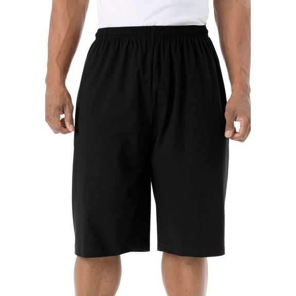 KingSize Men's Big & Tall Lightweight Longer Length Jersey Shorts