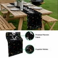 thumbnail image 5 of Black Birthday Table Runner - 108 Inch Long, Kitchen Dining Table Runner Dresser Scarves, Colorful Confetti Ribbons Polka Dots Classroom Farmhouse Decor for Coffee Tables Wedding Party Banquet, 5 of 8