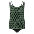thumbnail image 6 of Gibobby Women's High Neck Tankini Tops Builtin Bra Only Tummy Control Swimsuit Tops Ruched Swim Tops Without Bottoms(M,AG), 6 of 8