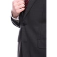 thumbnail image 2 of Napoli Modern Fit Solid Charcoal Gray Half Canvassed Wool Cashmere Blend Suit, 2 of 5