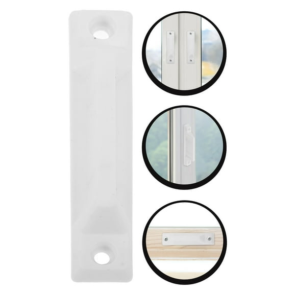 Hemobllo 4Pcs White Window Handle Thickened Design Sliding Cabinet Pull for Home Use