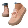 thumbnail image 3 of Breathable Lace Up Platform Sneakers Comfortable Casual Walking Shoes Lightweight Thick Soled Tennis Footwear for Women Daily Leisure Beach Date Outfit, 3 of 9