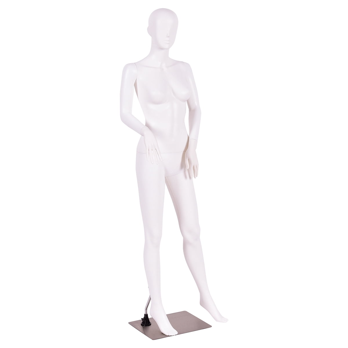 Patiojoy Manikin Metal PE plastic Mannequin Adjustable Display Female