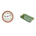 thumbnail image 1 of Reloj de pared,Reloj de pared con pájaro cantor Relojes de pared con pájaros,Relojes de pájaros con sonido Reloj decorativo que canta,Bandeja para servir,Bandeja de cocina rectangular con asa, 1 of 8