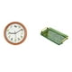 thumbnail image 1 of Reloj de pared,Reloj de pared con pájaro cantor Relojes de pared con pájaros,Relojes de pájaros con sonido Reloj decorativo que canta,Bandeja para servir,Bandeja de cocina rectangular con asa, 1 of 8