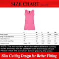 thumbnail image 3 of Gildan Softstyle Women’s Tank Top, Comfortable Semi Fit - 100 Cotton, Azalea, Sizes S-2XL, 3 of 5
