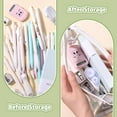 thumbnail image 4 of 6 Pcs Clear Pencil Pounch Pen Case, Plastic Marker Pouches with Zipper, Waterproof Travel Toiletry Cosmetic Makeup Bag,, 4 of 5