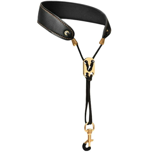 Shisuyan Sangle de Cou en Cuir pour Saxophone 2 Pcs pour Remplacement Tenor Alto Soprano