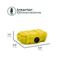 thumbnail image 7 of Seahorse 52 Waterproof Hard Protective Dry Box Case / USA Made / IP67 Waterproof / Perfect EDC Every Day Carry (Yellow), 7 of 7