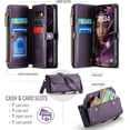 thumbnail image 2 of Case for iPhone 17 Pro, Crossbody Wallet Phone Case for iPhone 17 Pro with RFID Blocking Kickstand, Anti-Drop Wireless Charging Card Slots, PU Leather Shoulder Bag Clutch Adjustable Strap, 2 of 9