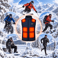 thumbnail image 6 of BounceUp Men's USB Heated Vest, 13-Zone Dual Control, Power Bank Not Included, 6 of 7