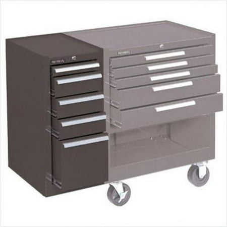 Kennedy 444-185XB 00622 Hang-On Cabinet 5-Drawer Brown