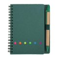 thumbnail image 1 of Portable Laptop Simple Leather Notebook with Double Coil Student Notepad with Insert Pen Business Office, 1 of 5