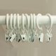 thumbnail image 4 of 24 piezas cada paquete de anillos con clips para cortinas, cortinas decorativas de metal fuerte, 4 of 9