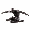 thumbnail image 3 of Stretching Human Sculpture Resin Home Decor Contempory Tabletop Ornament, 3 of 4