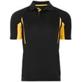 thumbnail image 3 of Holloway Sportswear 3XL Avenger Polo Black/Light Gold 222530, 3 of 4