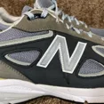 thumbnail image 4 of New Balance 990v4 Mens Size 14 Silver Mink Sneakers Shoes M990XG4 Walking USA, 4 of 6