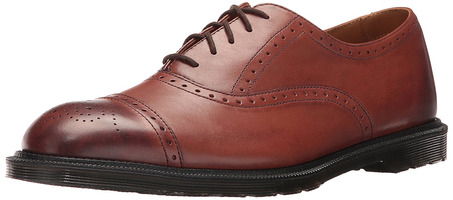 Dr. Martens Men's Morris Leather Lace Up Oxfords Oak Size 11.0M -  Walmart.com