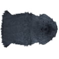 thumbnail image 3 of Northlight 2' x 3' Furry Chic Stone Blue Faux Fur Plush Pile Area Throw Rug, 3 of 4