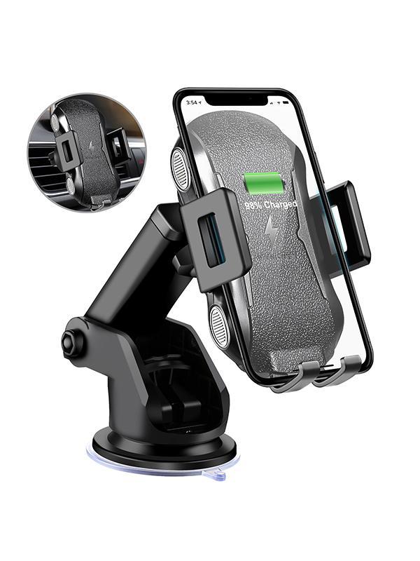 2 in 1 10W Qi Wireless Fast Charging Car Charger Car Mount Holder Stand
