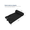 thumbnail image 5 of Bufanda Bluelander de Invierno para Mujer, Negro, 5 of 5