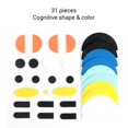 thumbnail image 5 of Maoww Kids Wooden Pattern Blocks Puzzles Cartoon Animals Jigsaw for Playing Games Sorting Stacking Game Early Educational Toy for Kids, 5 of 5