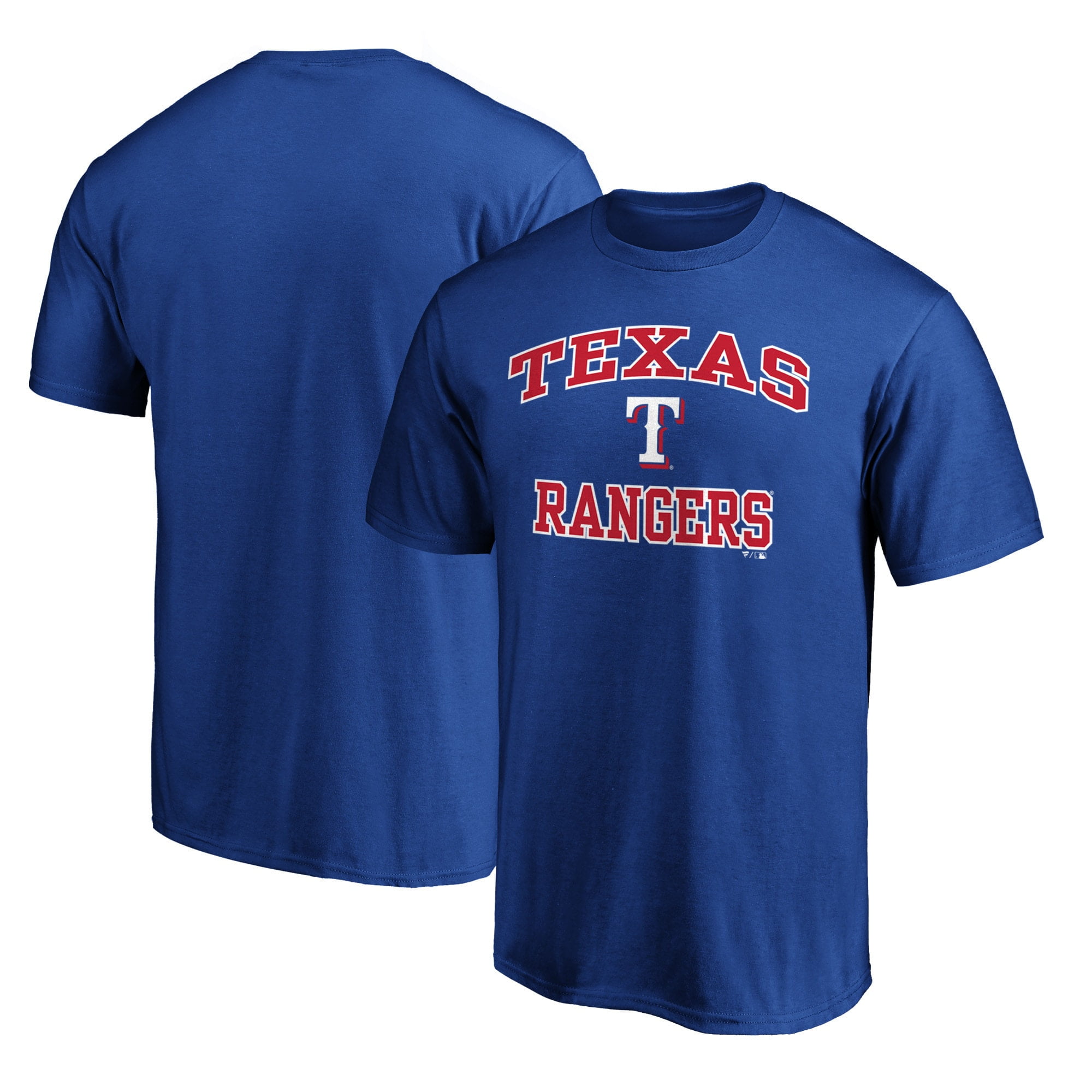 Texas Rangers Fanatics Branded Heart & Soul TShirt Royal Walmart
