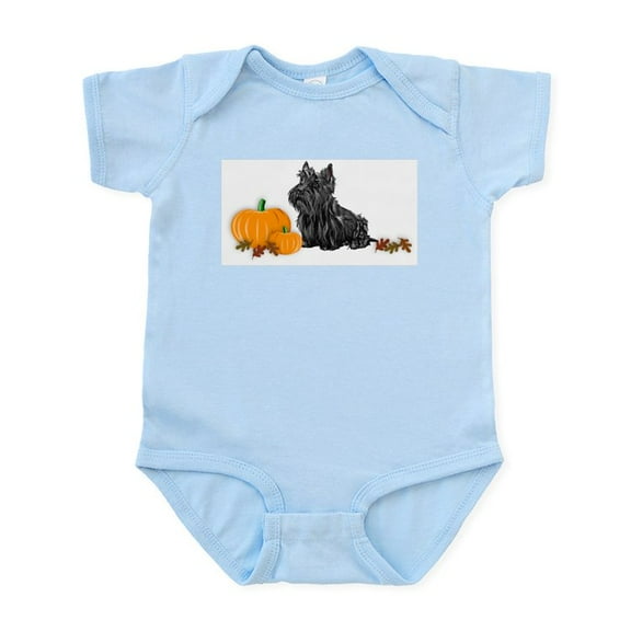 CafePress - Scottish Terrier Halloween Infant Creeper - Baby Light Bodysuit, Size Newborn - 24 Months