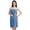 Haze Blue, variant on Women's Towel Wrap, Soft Absorbent Bath Wrap with Adjustable Clasps(Light Pink,S-M)