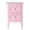 Pink, variant on IVV 2-Drawer Nightstand in White, 15.75"W x 11.81"D x 23.62"H