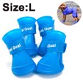thumbnail image 1 of Puppy Dogs Candy Colors Anti-Slip Waterproof Rubber Rain Shoes Boots Paws Cover, 1 of 8