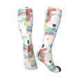 thumbnail image 2 of Knee High Socks for Men and Women, cartoon cute dinosaur Althletic Compression Socks, Support Long Tube Socks for Outdoor Sport, Calf Socks, High Stockings for Women Men, 2 of 7