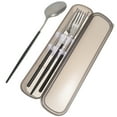 thumbnail image 3 of 1 Set of Outdoor Travel Cutlery Boxed Cutlery Multi-functional Tableware Portable Cutlery, 3 of 7