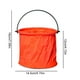 thumbnail image 3 of Balde pequeño portátil retráctil y plegable de cinco colores, para niños al aire libre, viajes, almacenamiento de agua, herramientas de lavado de autos, balde telescópico naranja, 3 of 3