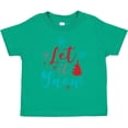 thumbnail image 3 of Inktastic Let It Snow, Snowflakes, Christmas - Red Blue Gray Boys or Girls Toddler T-Shirt, 3 of 5