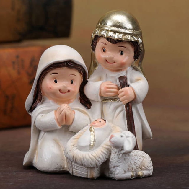 Descuentos Relámpago, Regalo de Navidad Decoración de pesebre de nacimiento Decoración del hogar Decoración de regalo navideño Akmoler