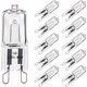 thumbnail image 1 of G9 40W Oven Bulb 300°C Tolerance, G9 Dimmable Halogen Bulb Warm White, G9 Capsule Filament Bulbs 480LM 230V Pack of 10, 1 of 4
