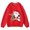 Red, variant on Toddler Boys Long Sleeve Shirts Festive Deer Print Pullover Casual Crewneck Sweatshirt Holiday Outfit ,Size 1-2T , Blue
